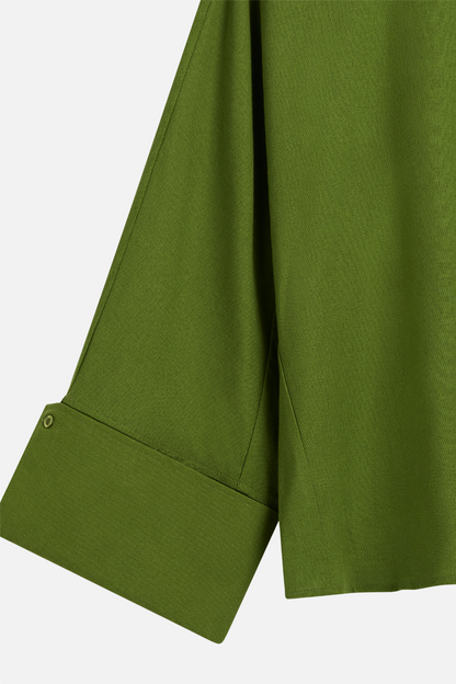 Atari Linen Shirt Leaf Green