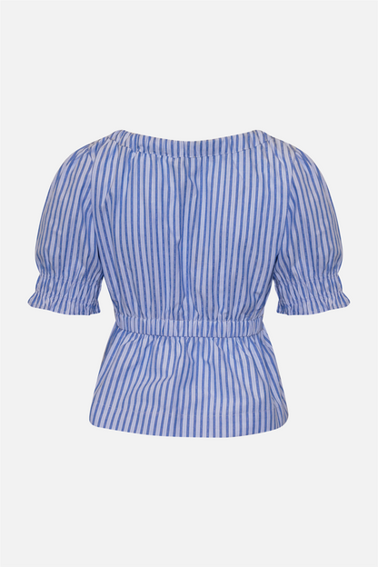 Karenza Blouse Blue Stripe