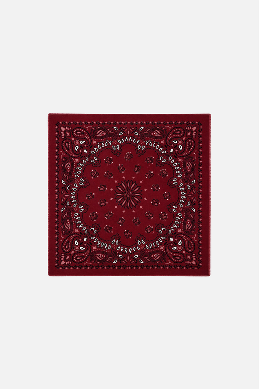 Large Paisley Scarf Bordaux.