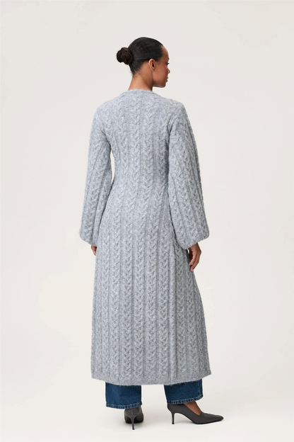 Biella Cardigan Grey Melange.