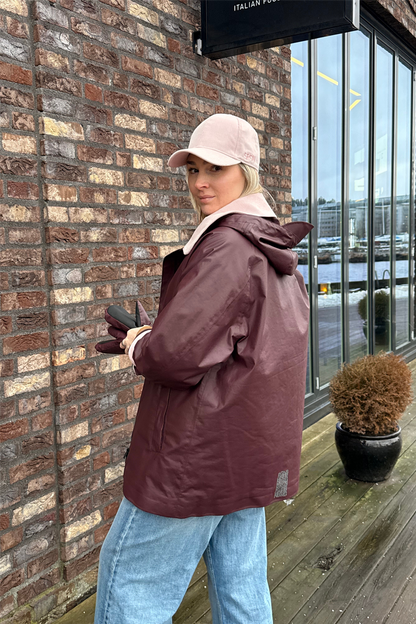 Stormskin Jacket Wine Red.