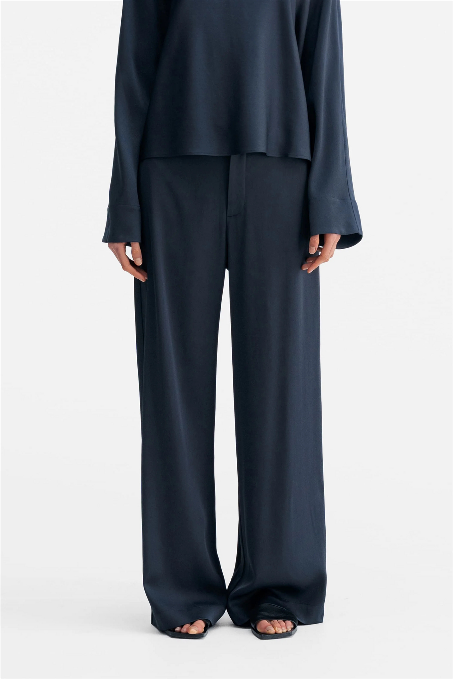 Mila Trousers Blue Grey