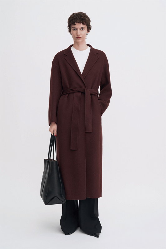 Alexa Coat Burgundy