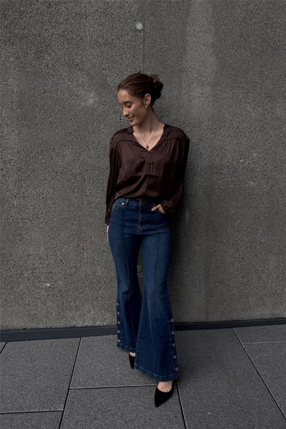 Cessia Blouse Chocolat