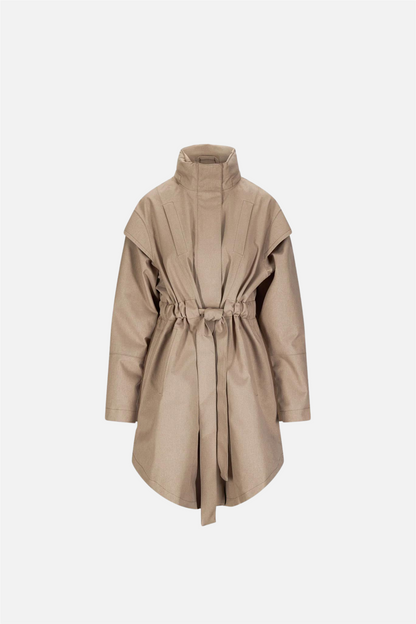 Monsun Coat Taupe.