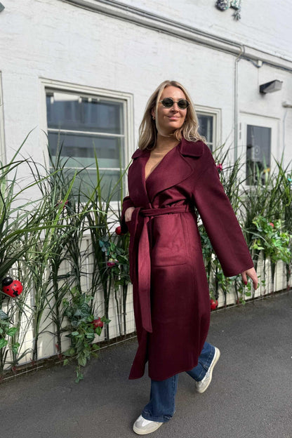 Ulla Coat Burgundy
