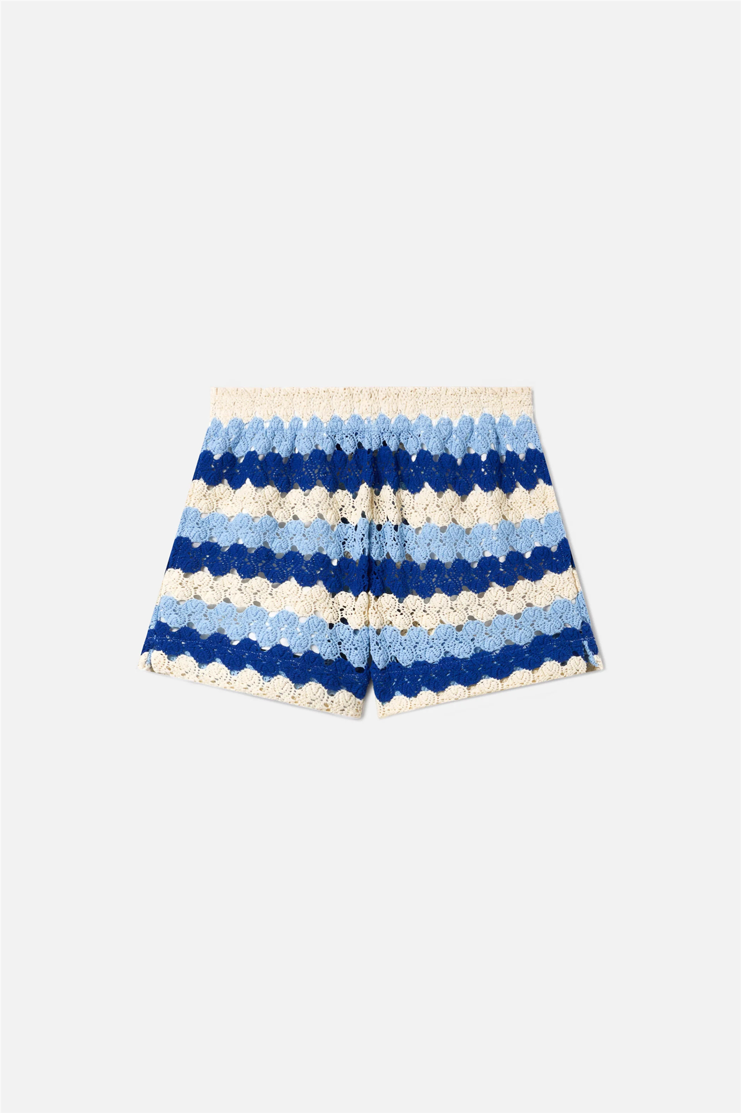 Meave Shorts Crochet Stripes Wave 6131.