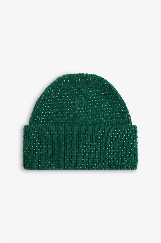 BEANIE EMBELLISHED Dark Green