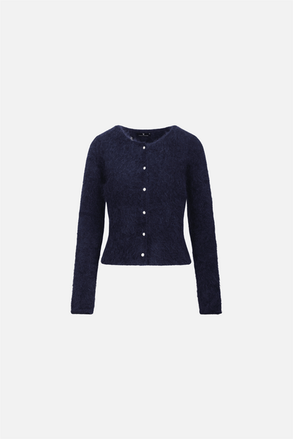 Ada Cardigan Dark Sapphire.