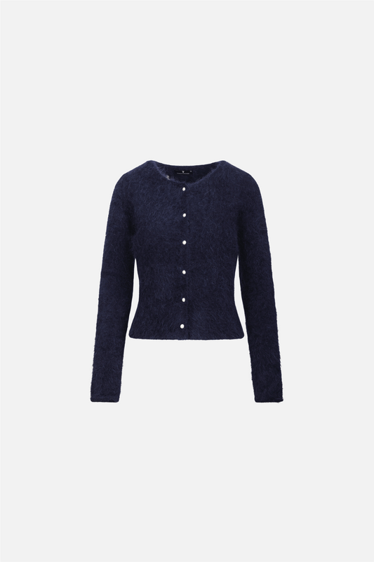 Ada Cardigan Dark Sapphire.