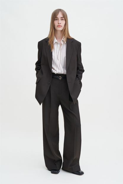 Davina Blazer Dark Chocolate.