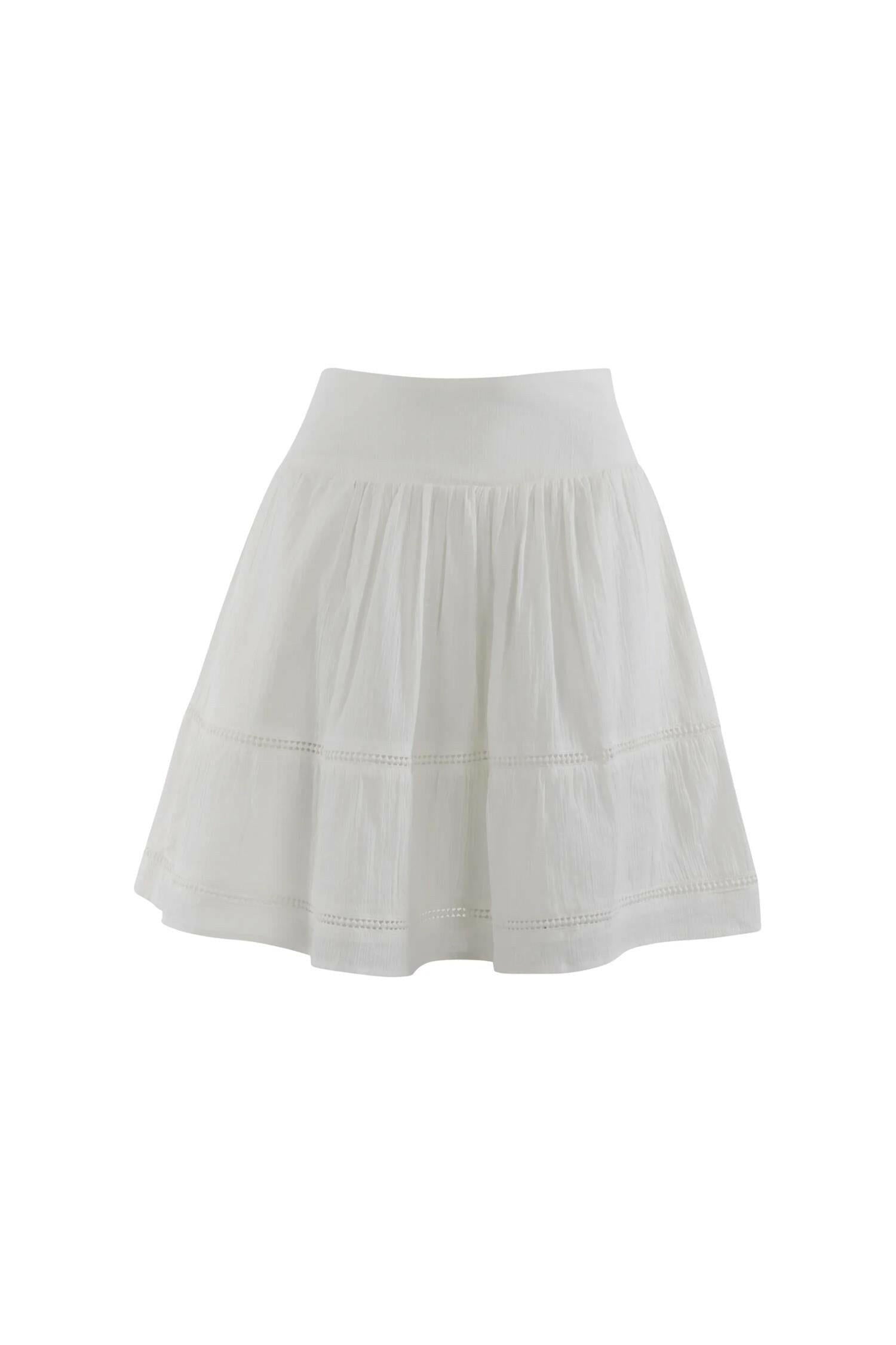 Mikela Skirt White.