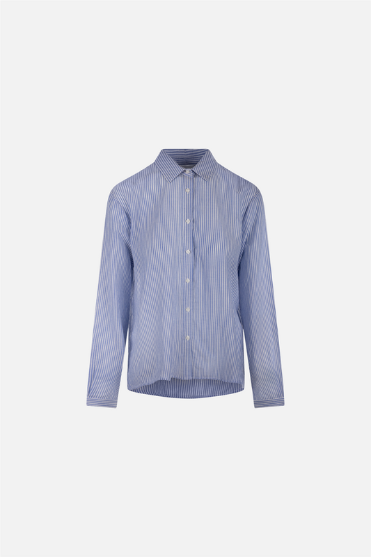 Aja Shirt Blue Stripes.