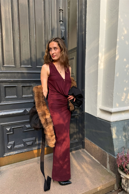 Maxi Halterneck Dress Port Royale Comb.