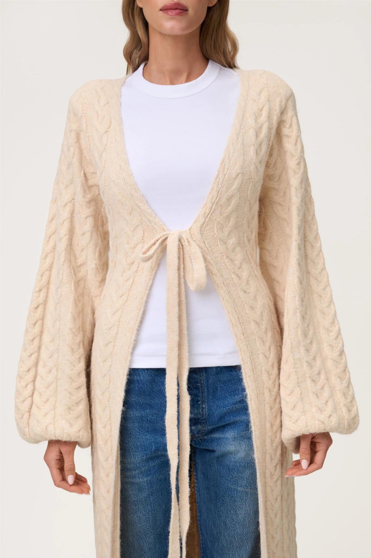 Biella Cardigan Butter Yellow.