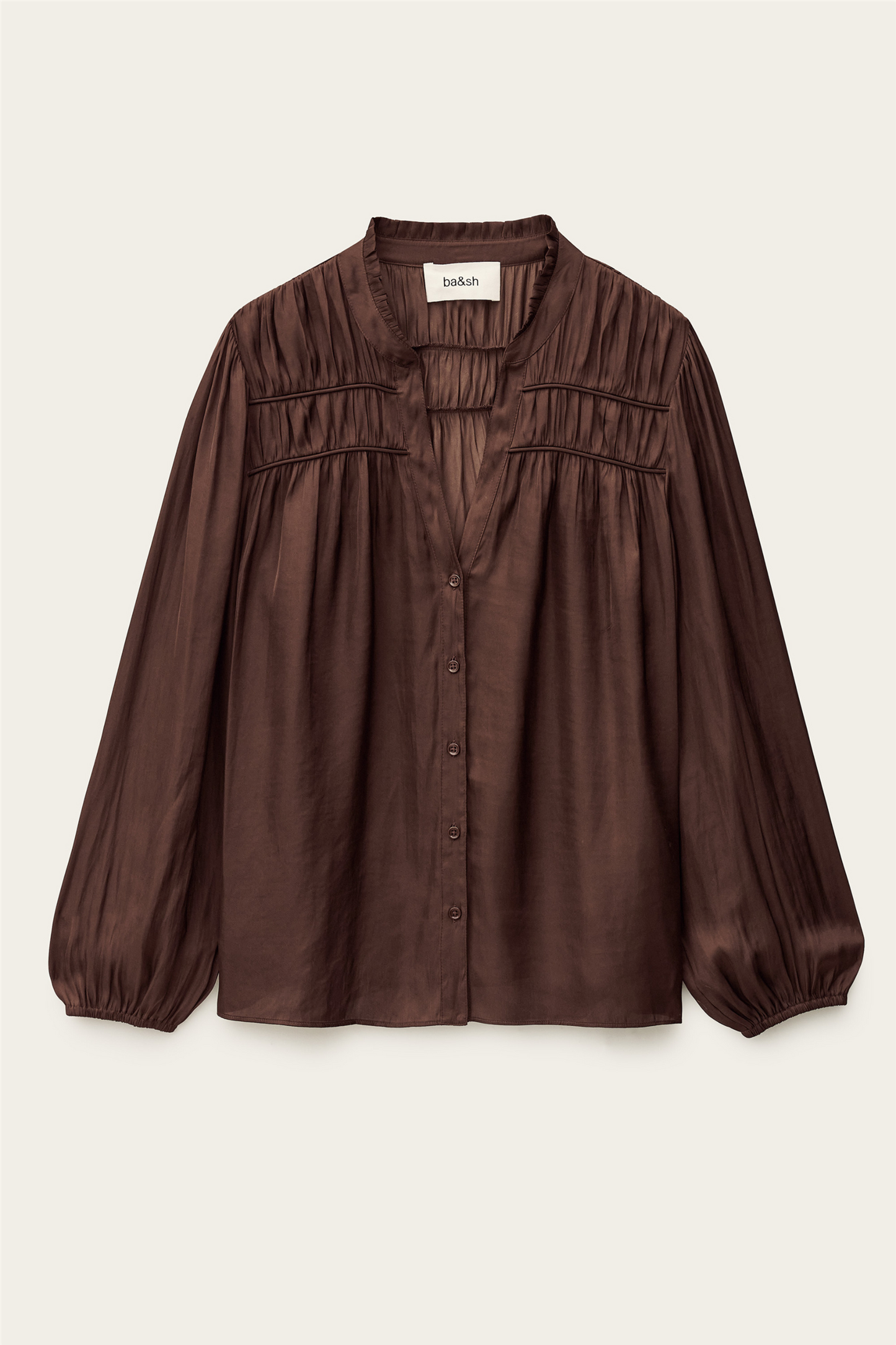 Cessia Blouse Chocolat