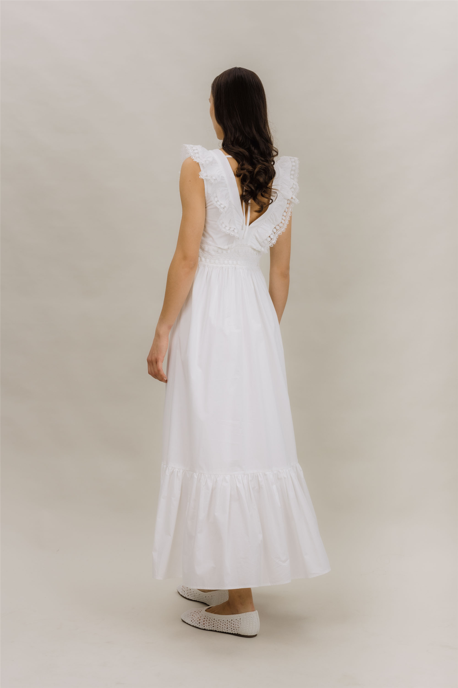 Taylor Dress White.