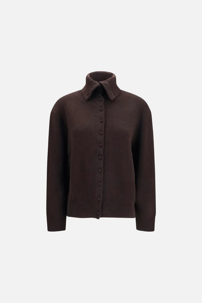 Denie Cardigan Dark Oak