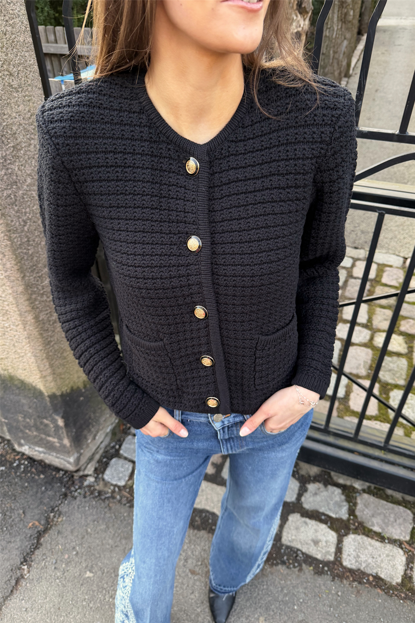 Gaspard Cardigan Noir