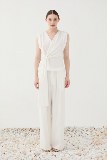 Wide Pants Bianco