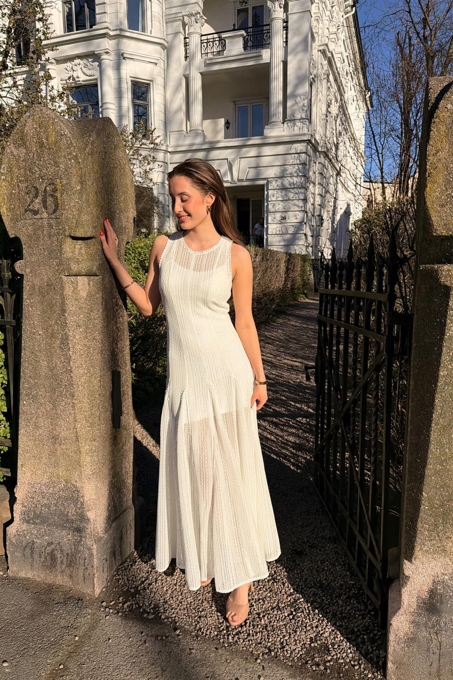 Amber Dress Off White