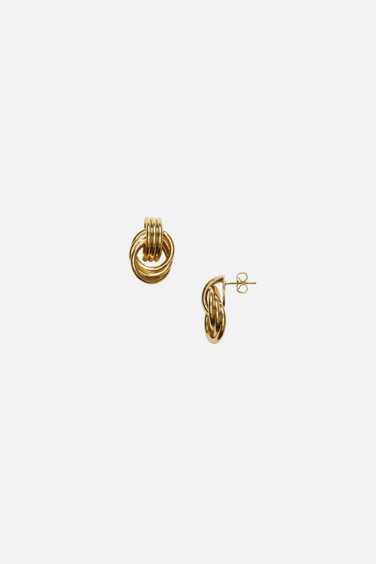 Triplet Earring Gold