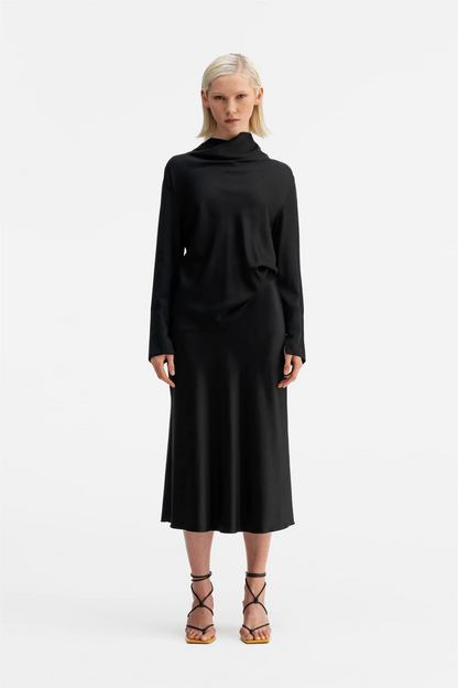 Ayumi Silk Blouse Black