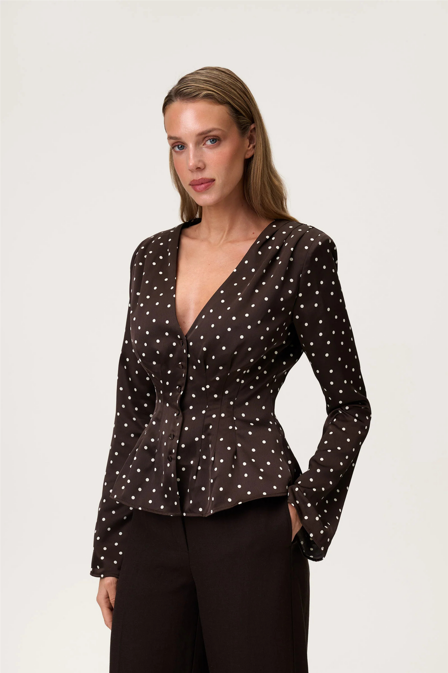 Marmo Blouse Espresso