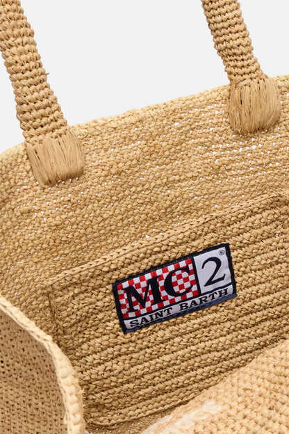 Colette Raffia Handbag Beige