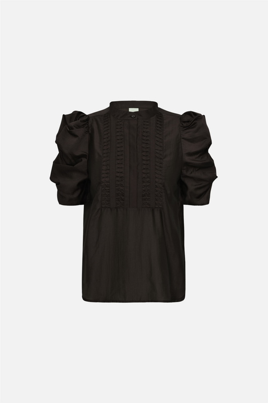 AnnsofiGO Lull Blouse Coffee