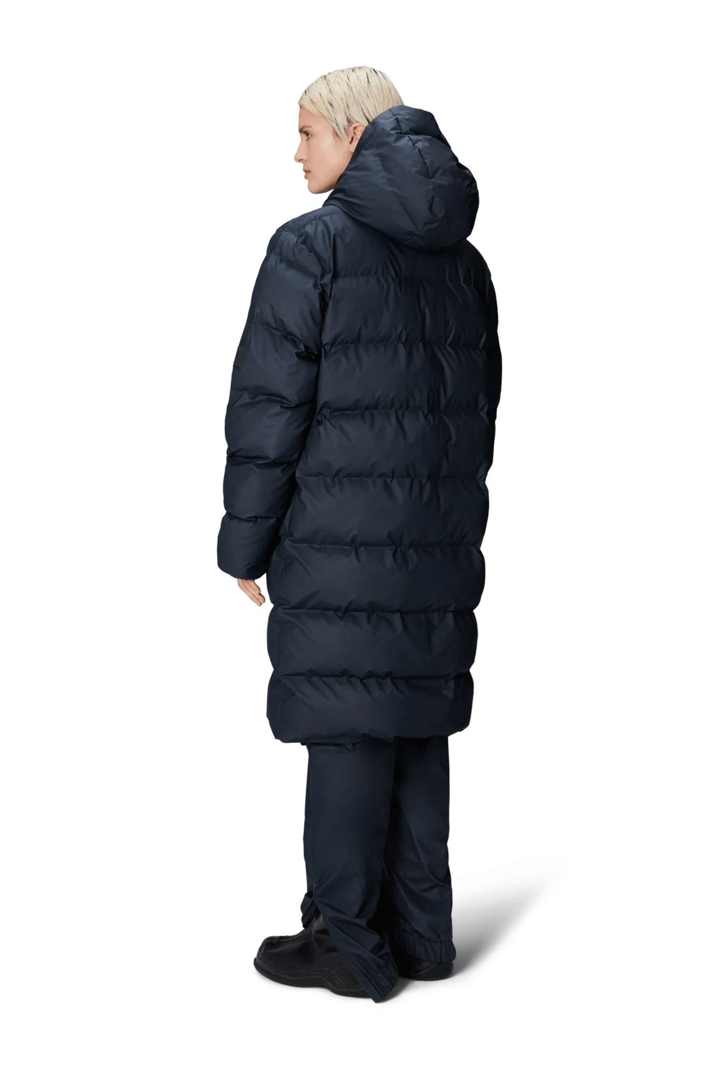 Alta Longer Puffer Jacket W3T4 Navy