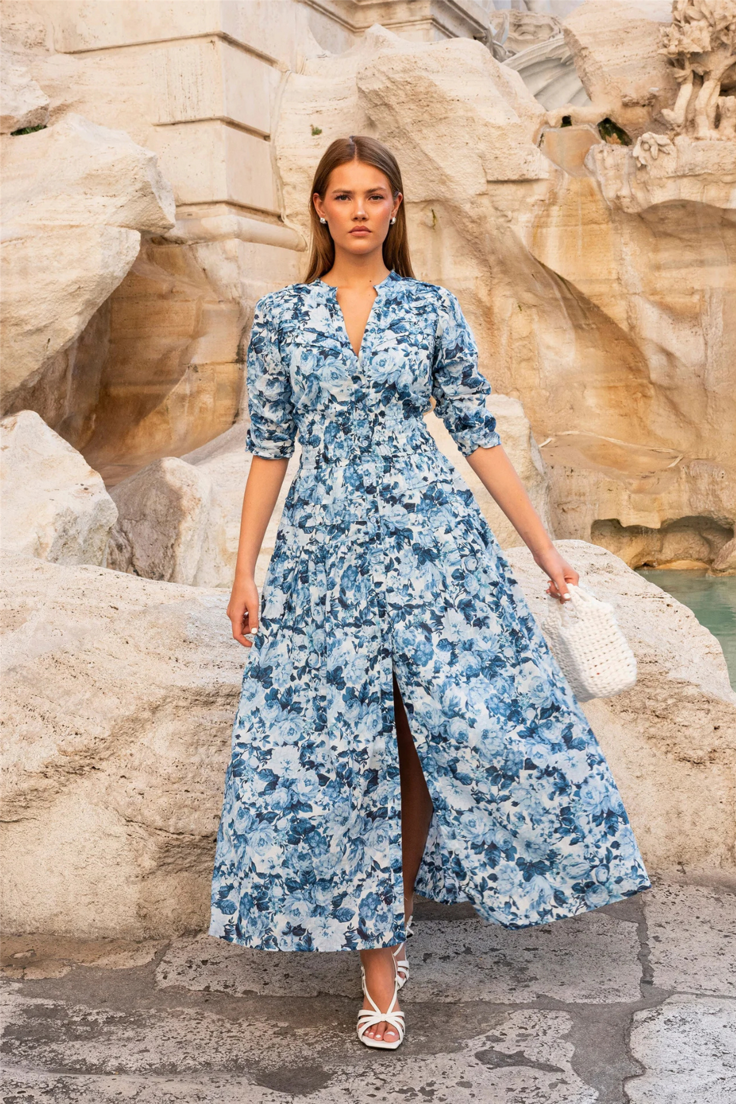 Fabienne Dress Bleu De France