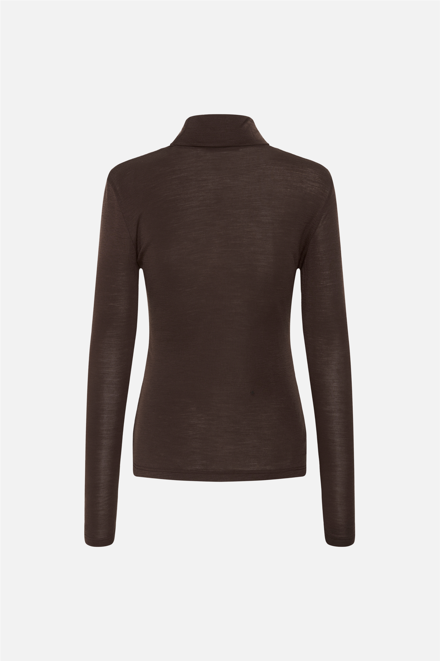 GZninia wool rollneck Chocolate Torte.