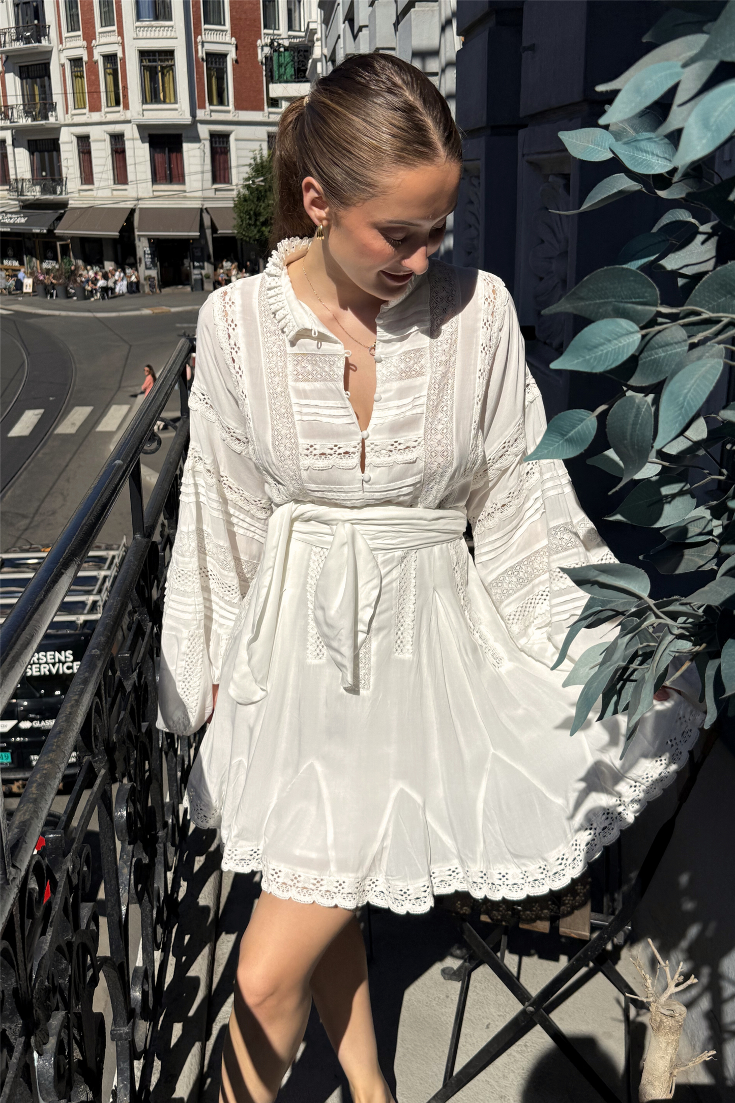 Lita Dress White