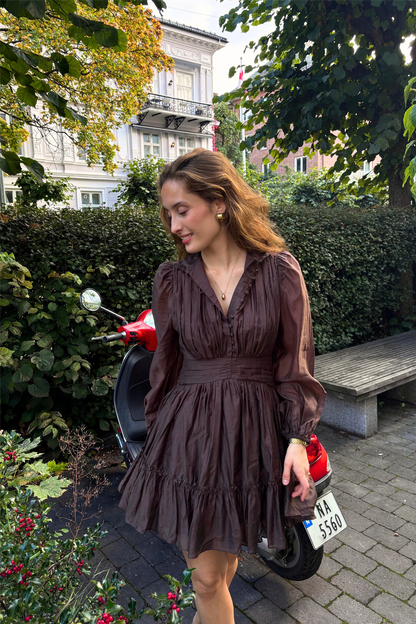 Vanity dress Coffee Brown