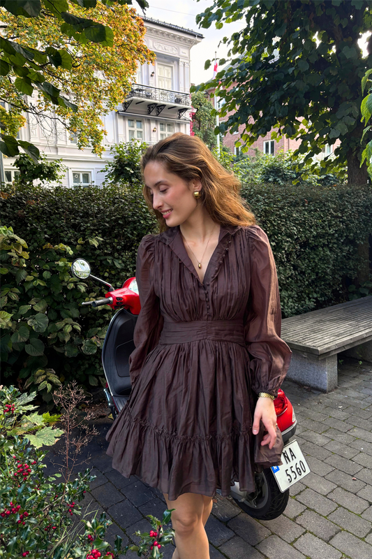 Vanity dress Coffee Brown