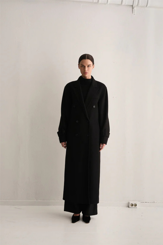 Saville coat Black