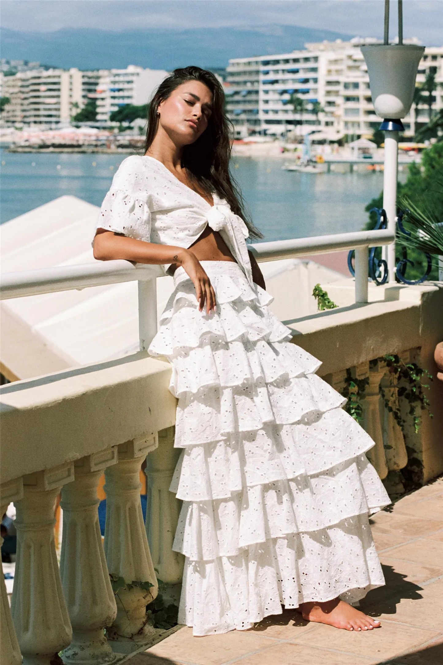 Angel Maxi Skirt White