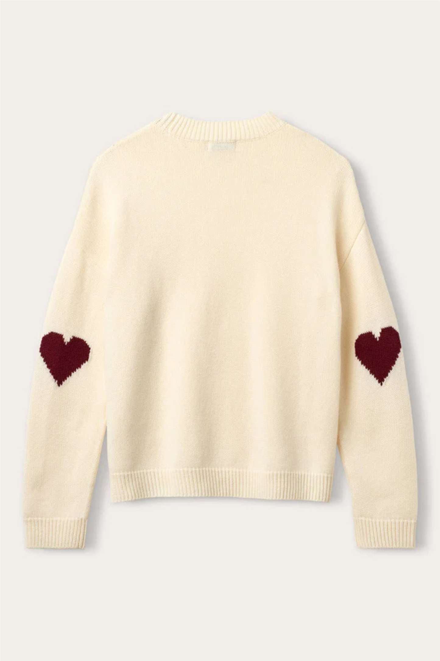 Kaia Sweater Off White / Bordeaux