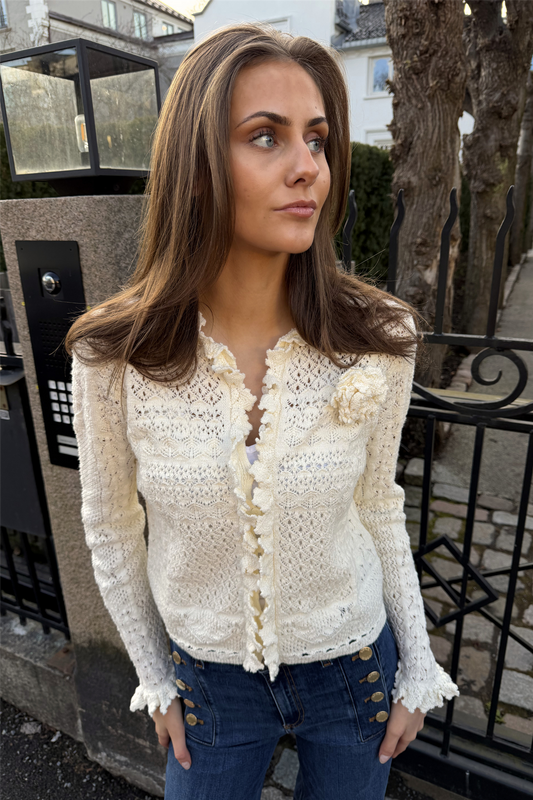 Soria Cardigan Ecru