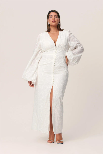 Positano Dress White