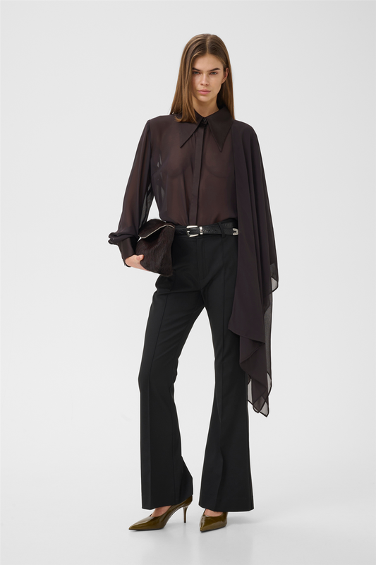 GZlynne scarf shirt Ganache.