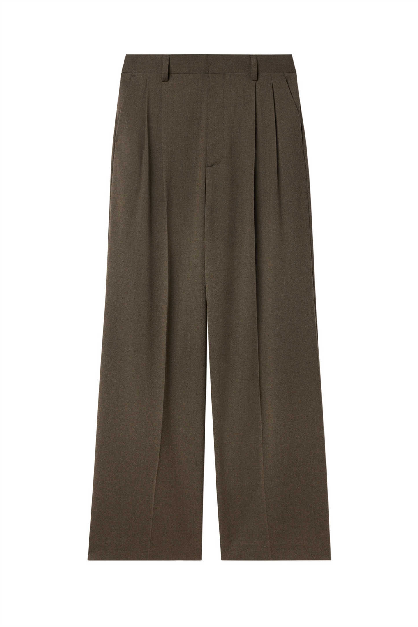 Darcey Wool Trousers Walnut Brown