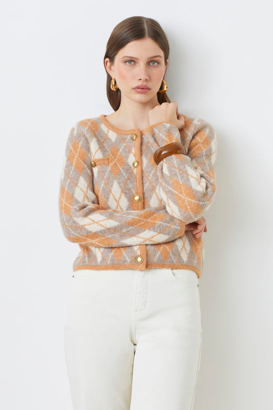 Guilan Cardigan Camel