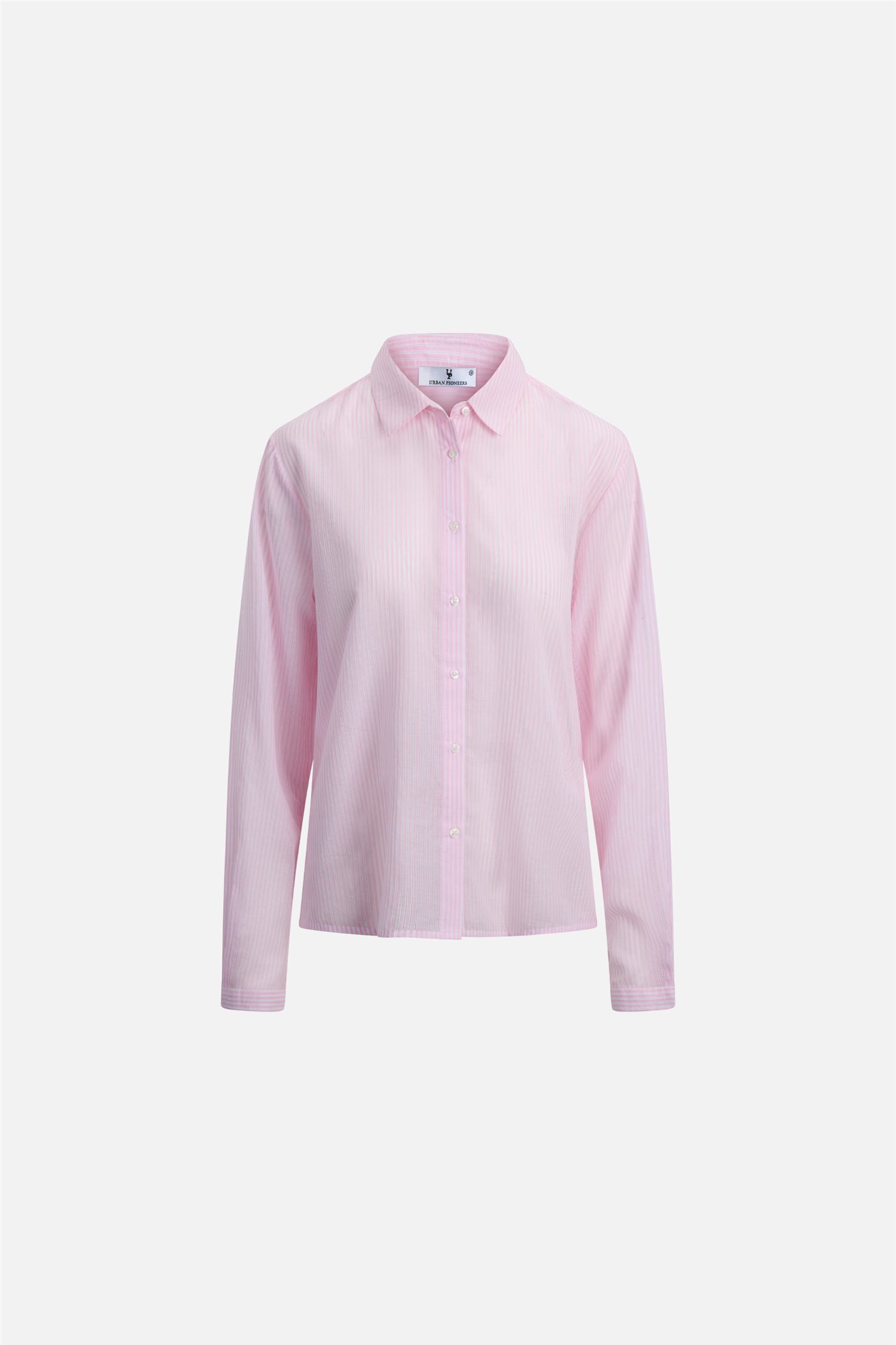 Aja Shirt Pink Stripes.