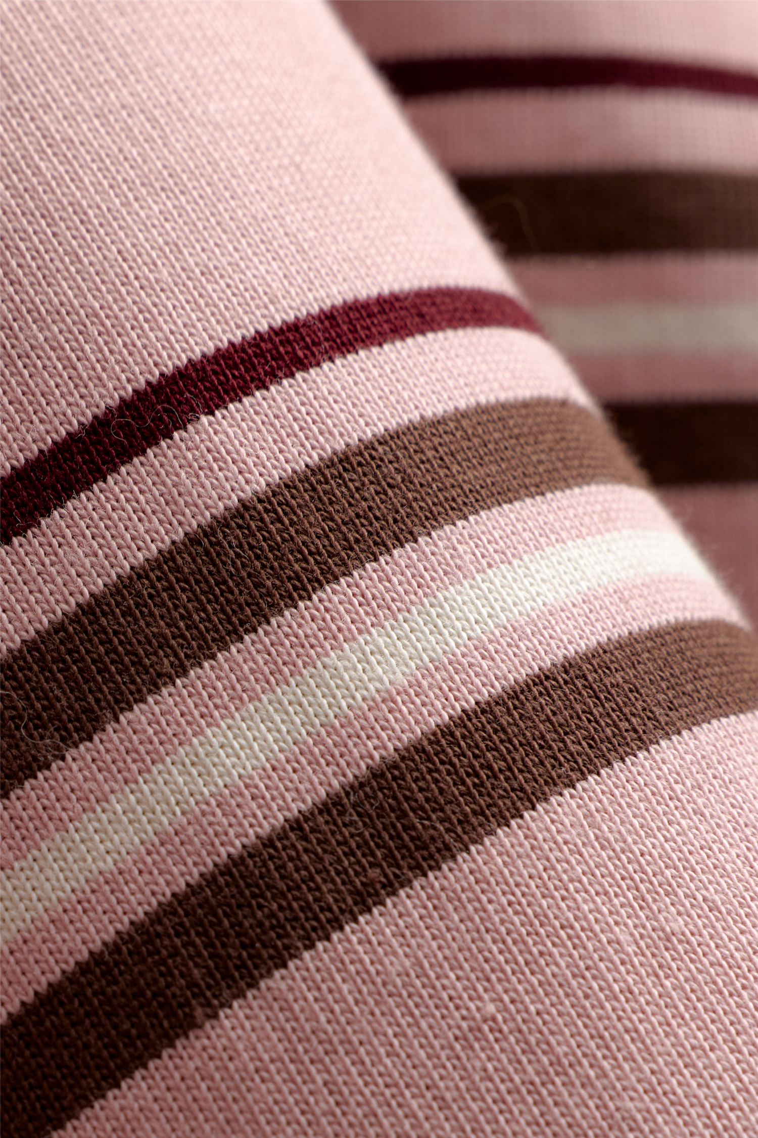 Grit Pique Sweater Blush Stripe.
