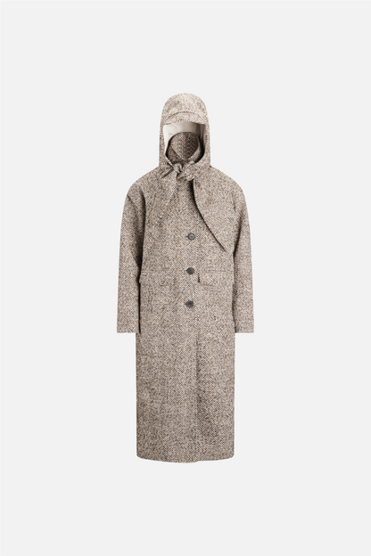 Regntid Coat Brown Herringbone