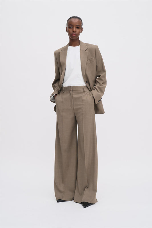 Harlow trousers Light Driftwood Melage