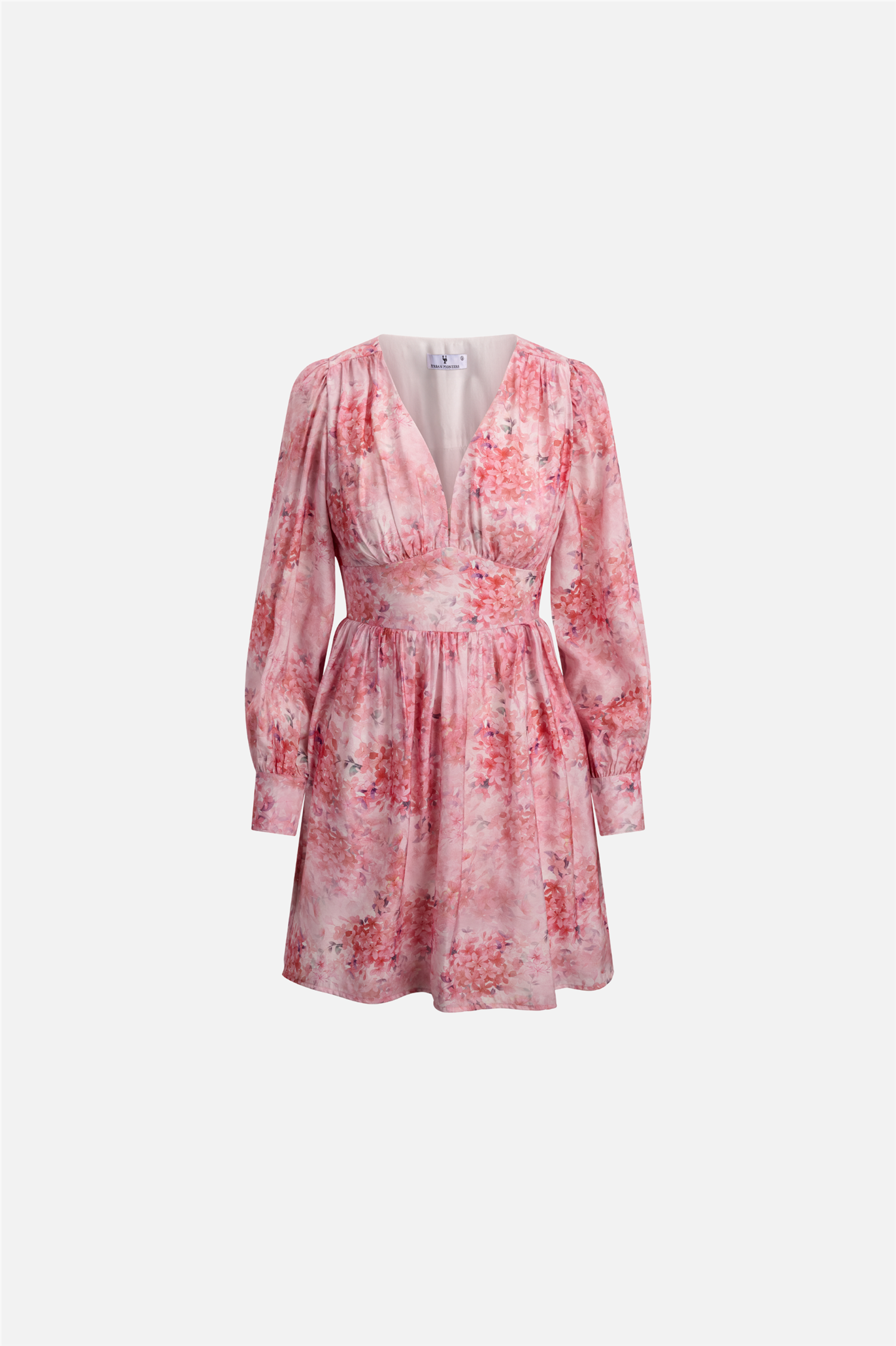 Sasha Dress Pink Flower Aop.