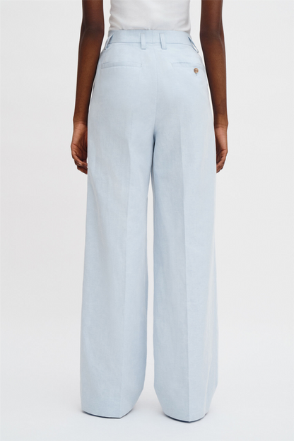 Paloma linen trousers Frost Blue.